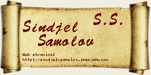 Sinđel Samolov vizit kartica